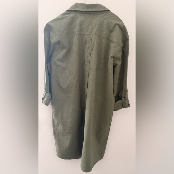 Southern Tide Olive Roll-Tab Shirt Coverup - Picture 6 of 8